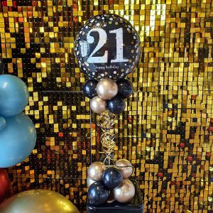 Printed Topiary Airfilled - 18th to 40th Birthday