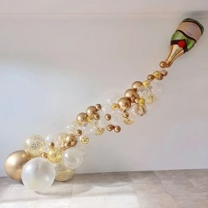 Champagne Pop Balloon Garland