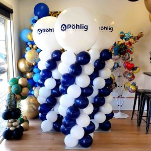 Balloon Column with Jumbo Topper