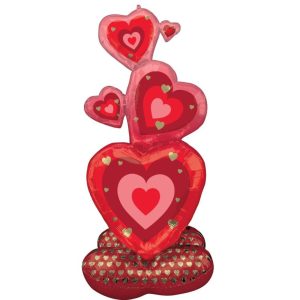 Stacking Hearts AirLoonz (63cm x 139cm)